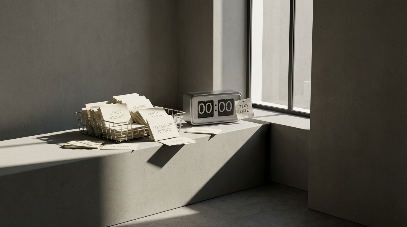 Generic Guest Communication: Personalized service at scale requires time your staff doesn't have, limiting loyalty and repeat business