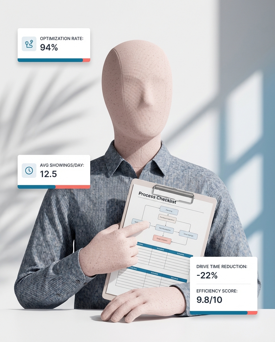 Showing Scheduler - Optimize showing routes and timing