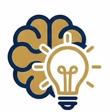 Illustration of a brain surrounded by icons including a person wearing a headband, a rolled towel, a light bulb with rays, and a vibrating bandage, symbolizing mental health and brain care concepts.