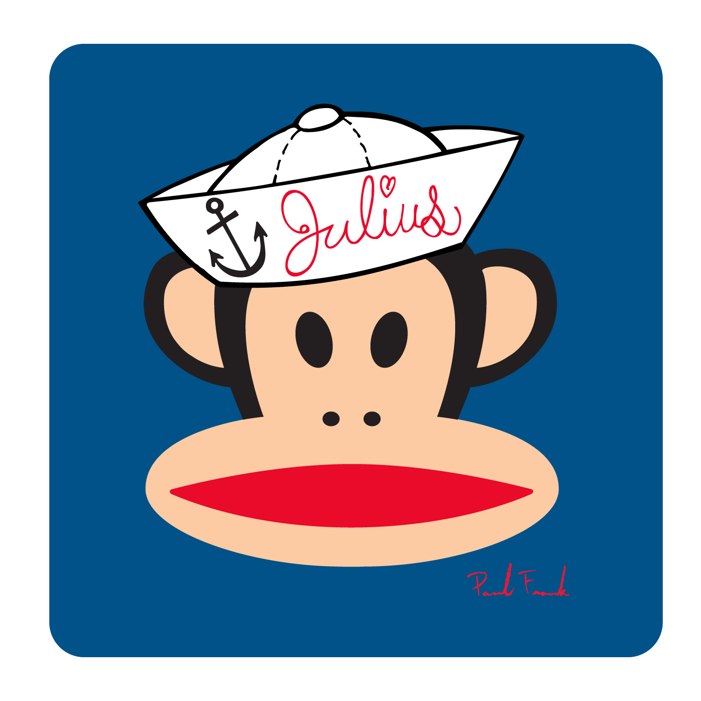 Hey sailor! Julius is all ship shape and ready to set sail! – Paul Frank