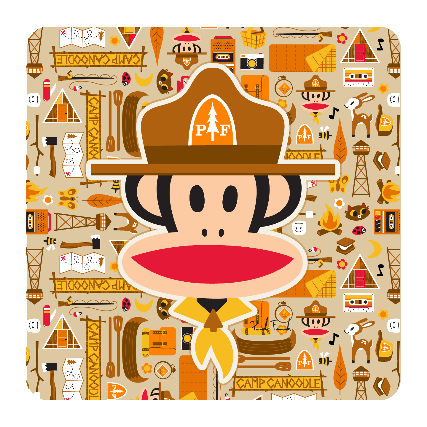 There’s no doubt this virtuous monkey would make a good scout. – Paul Frank