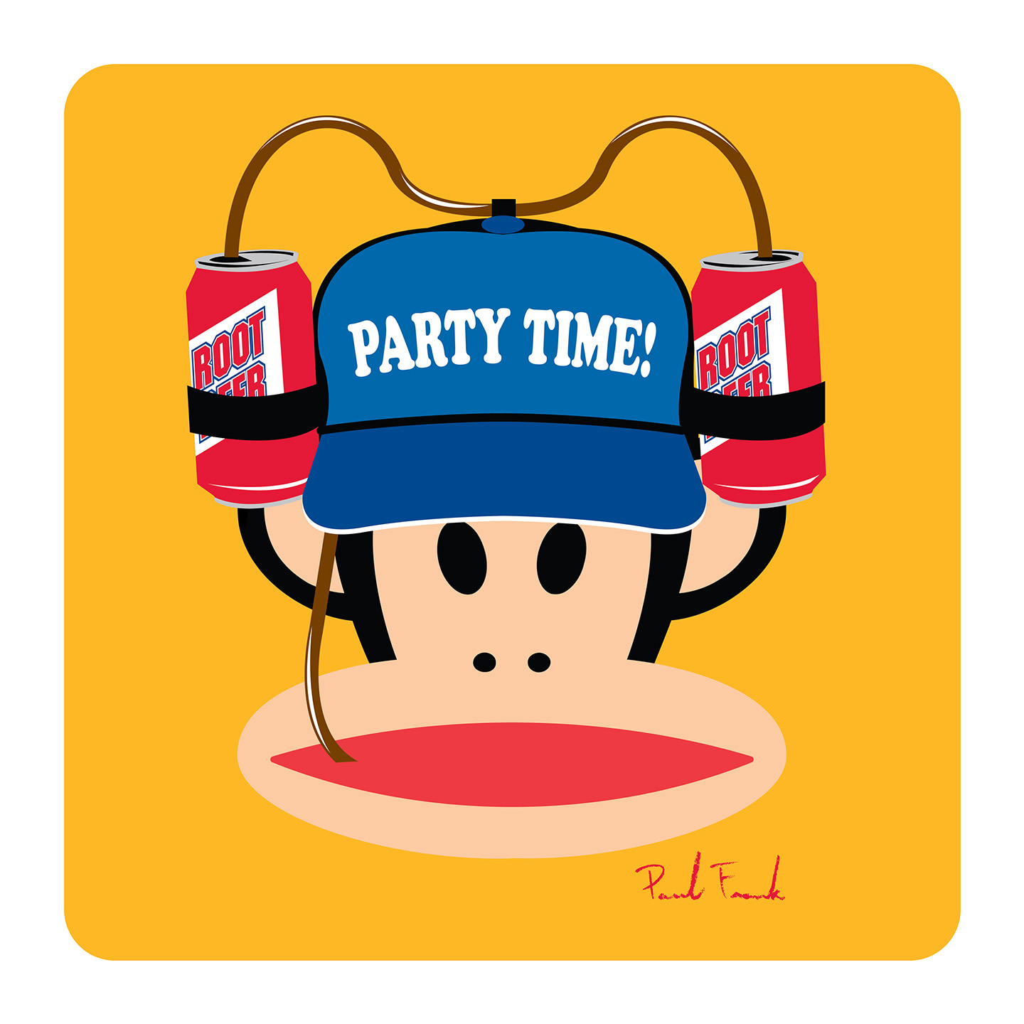 When I was a kid, root beer felt like the closest thing you could get to having a real grown-up drink. Put on the party hat and crack one open. It’s party time! – Paul Frank