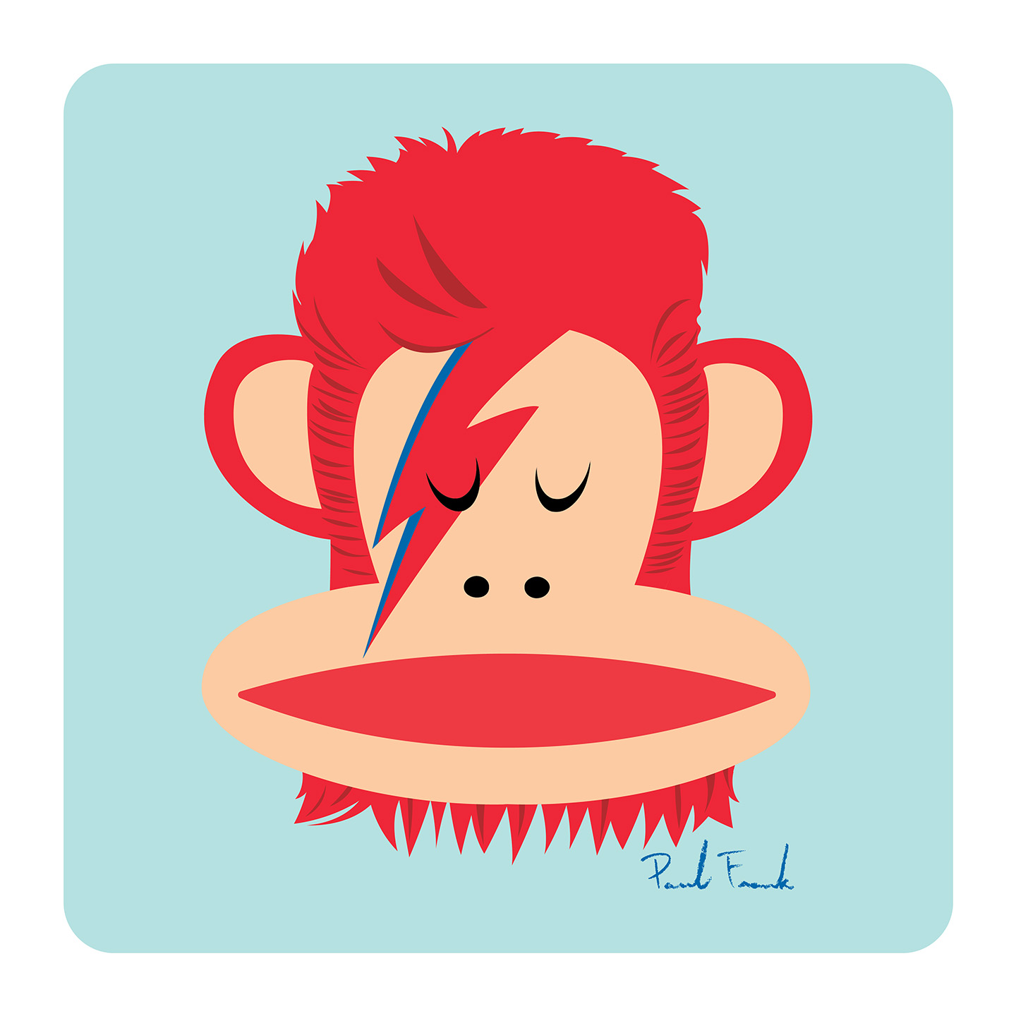 There was always something cool about the haircuts that looked like they probably weren’t supposed to look that way. Julius decided to go full new wave with this one. – Paul Frank