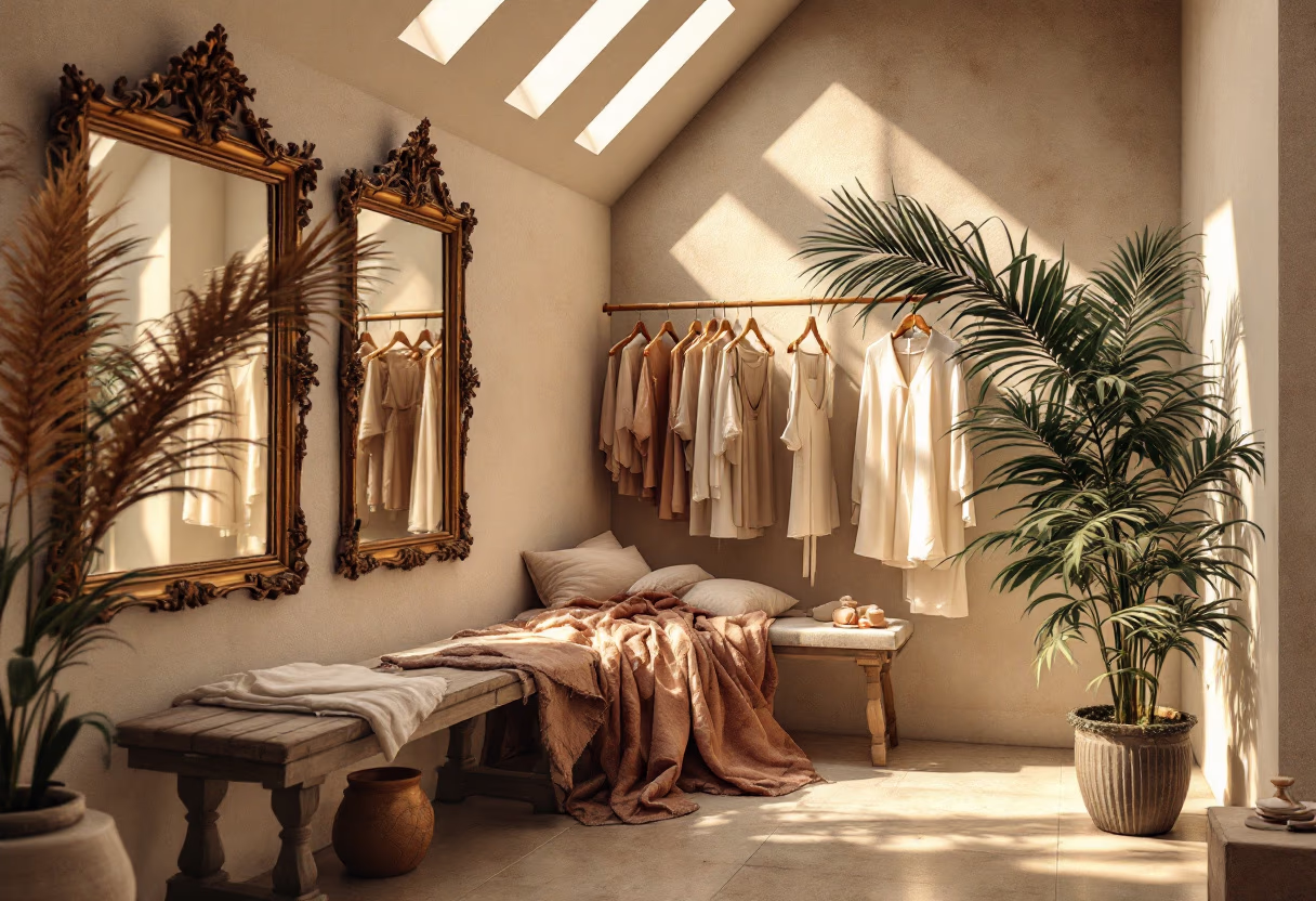 image of boutique location (for a clothing boutique)