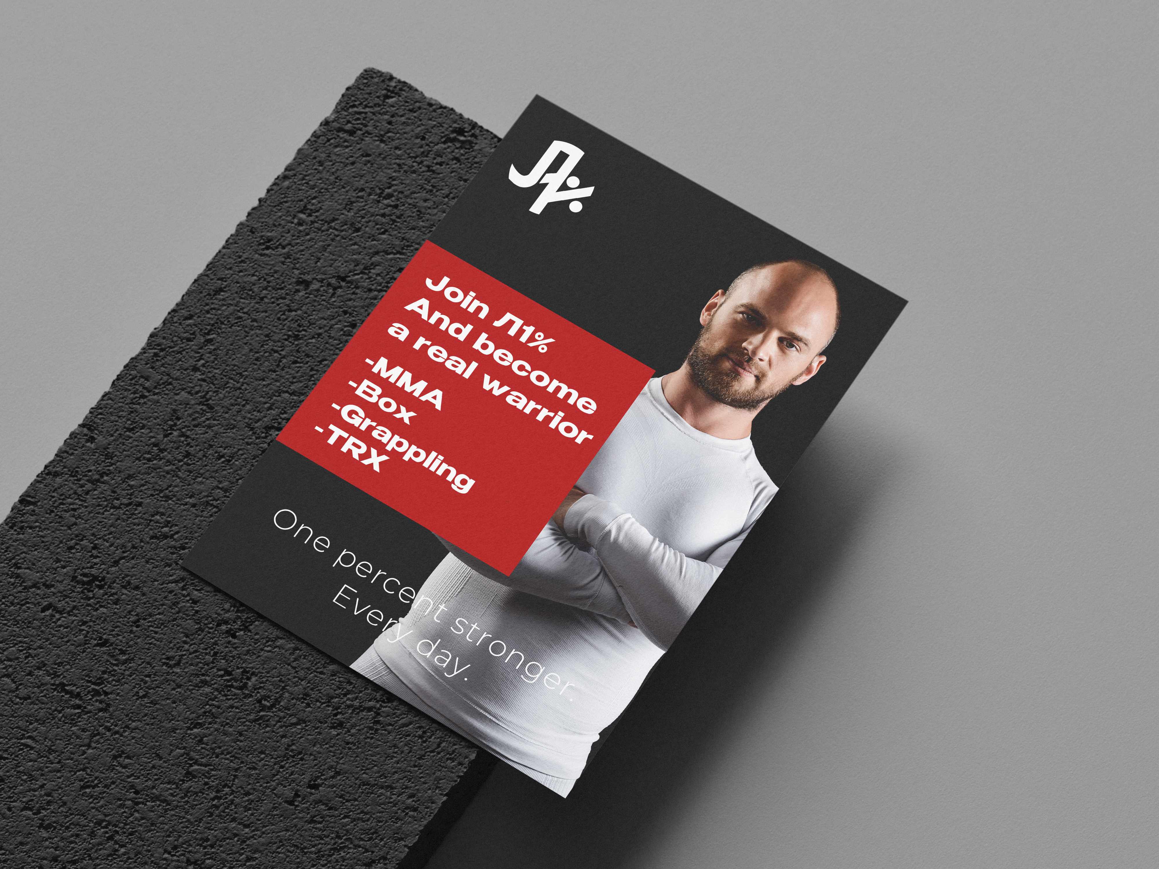 L1% Brand flyer design