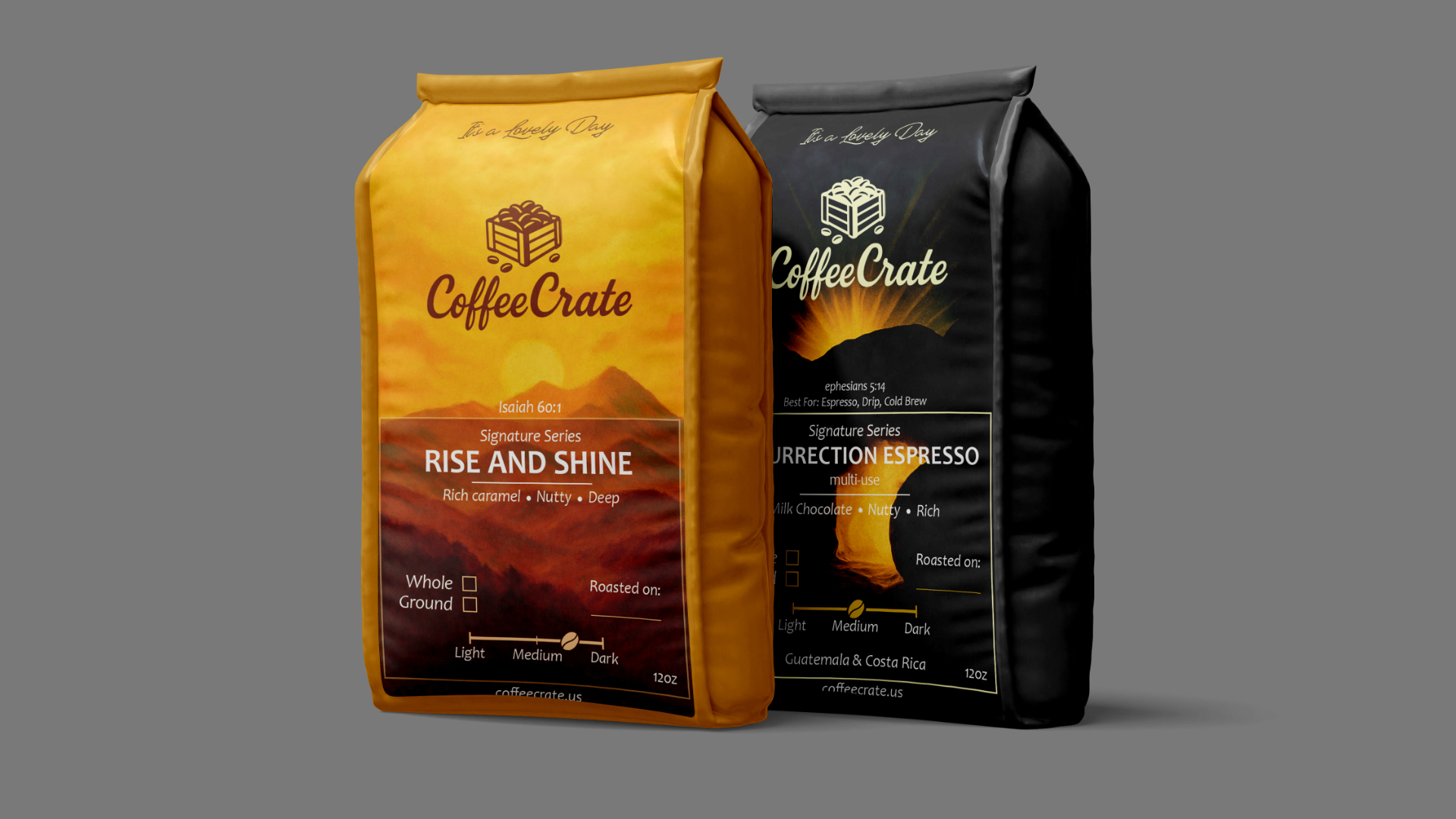 Main image of Coffee Crate package design