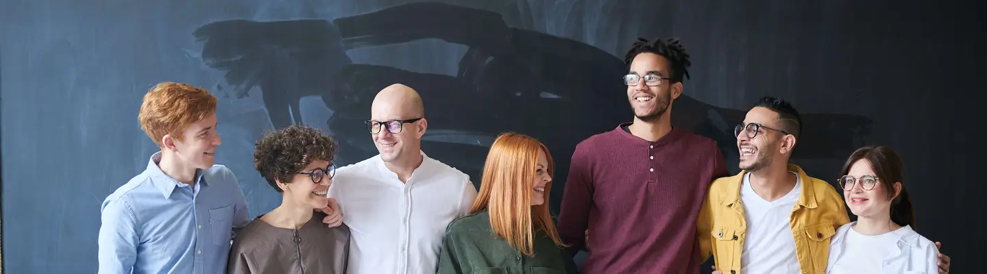 Group of people in a photo.