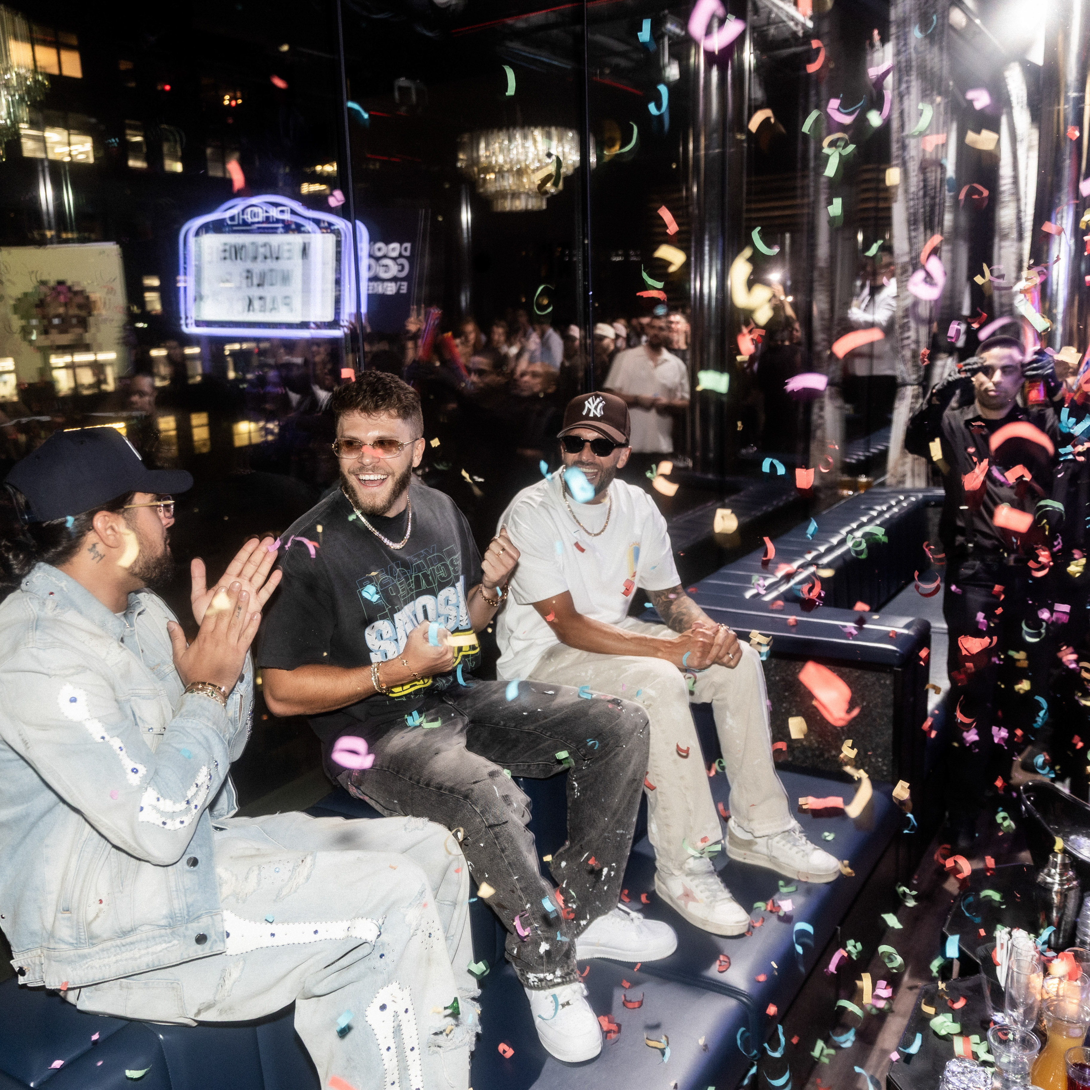 Scene from the DDNYC event in New York City where the Doginal Dogs community had an unforgettable night full of fun, web3 energy, rare Dogecoin inscriptions/NFTs, and custom merch drops.