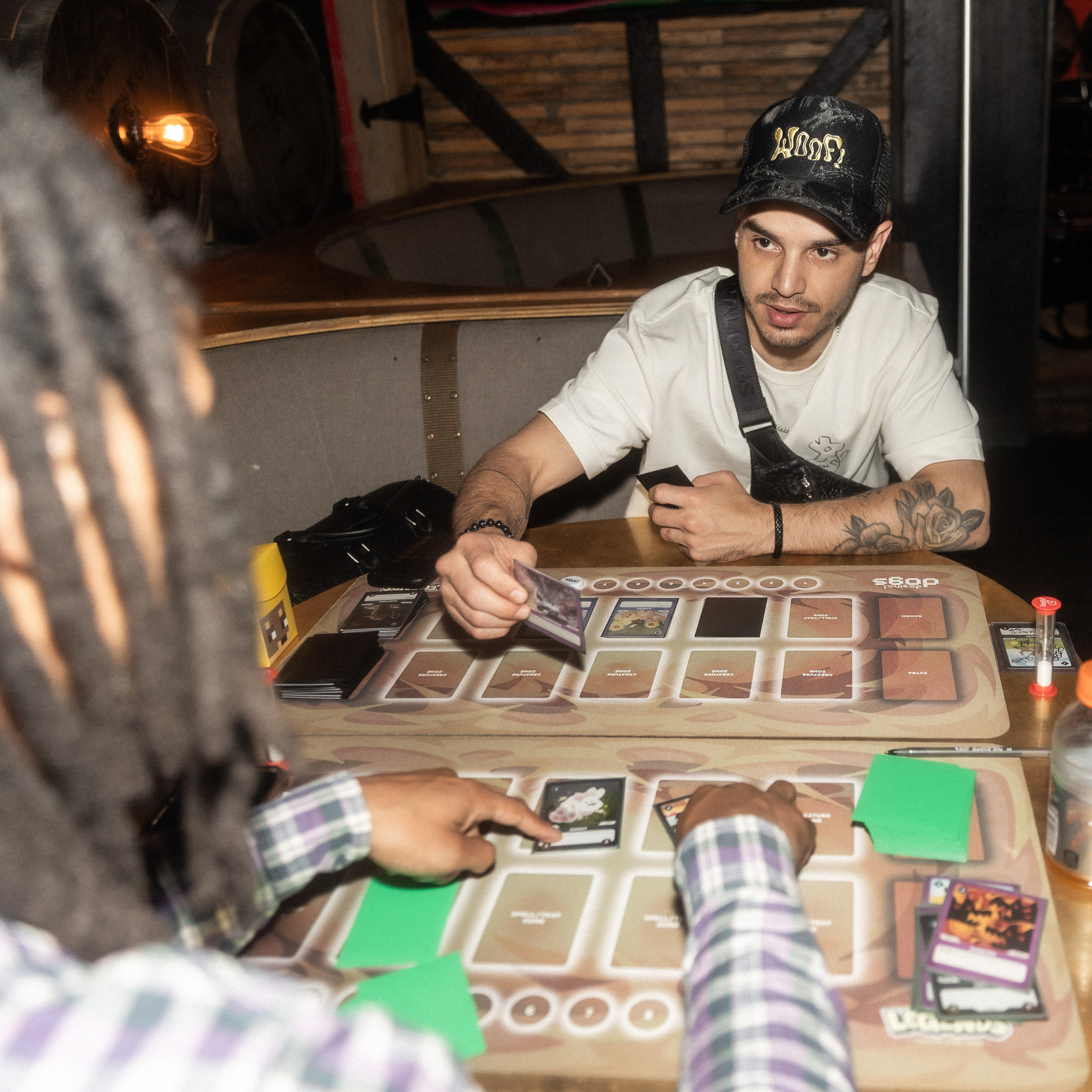 Candid image from DDNYC in New York City where the Doginal Dogs crew enjoyed incredible times with friends, exclusive Dogecoin-themed merch, and Doge-inspired inscriptions/NFTs.