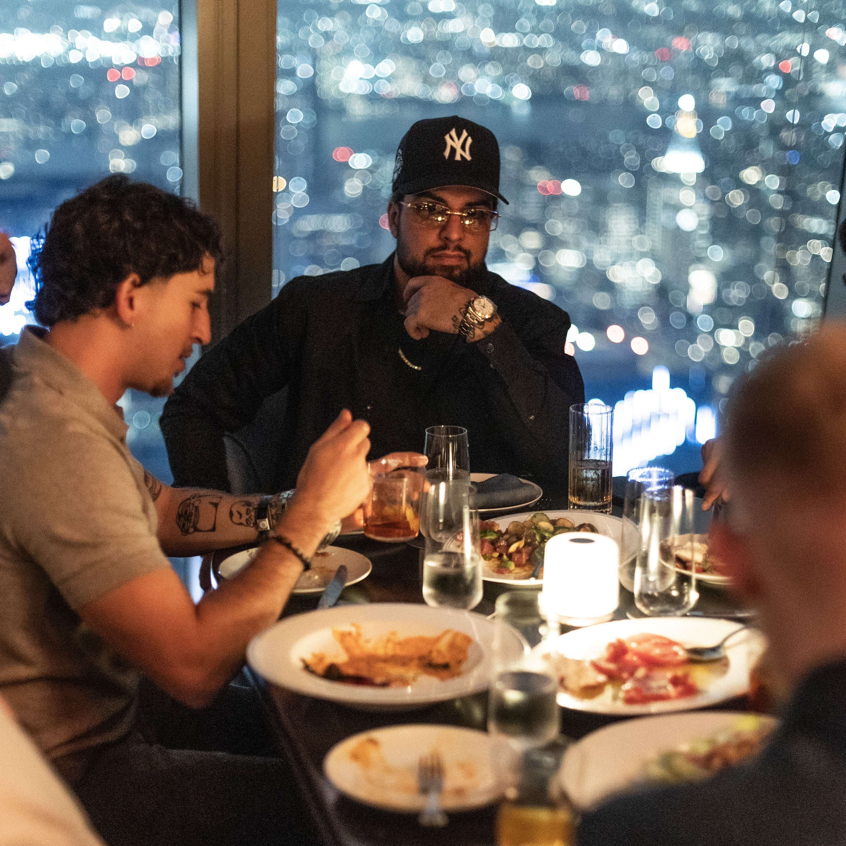 DDNYC party scene in NYC showing the Doginal Dogs community enjoying web3 conversations, creative merch, Dogecoin inscriptions/NFTs, and a shared love for Doge and Doginals.
