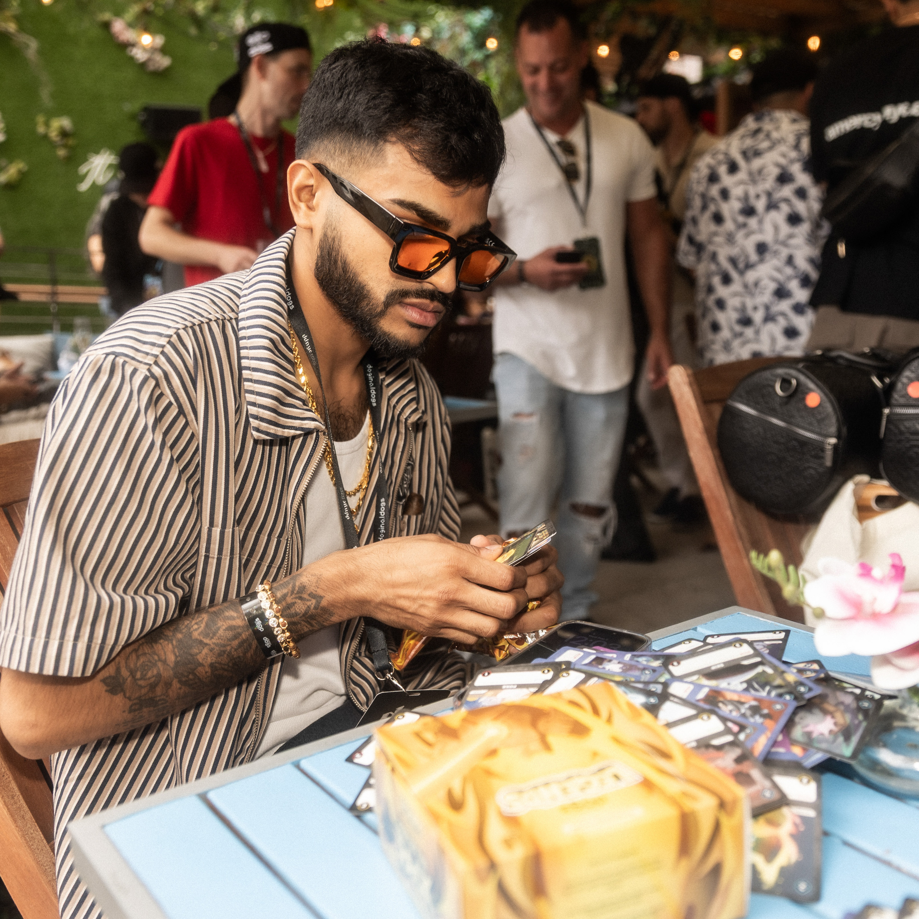 DDNYC photo from NYC capturing the Doginal Dogs community during a massive party, enjoying collectibles, Dogecoin-powered inscriptions/NFTs, and creating amazing memories with Doginals friends.