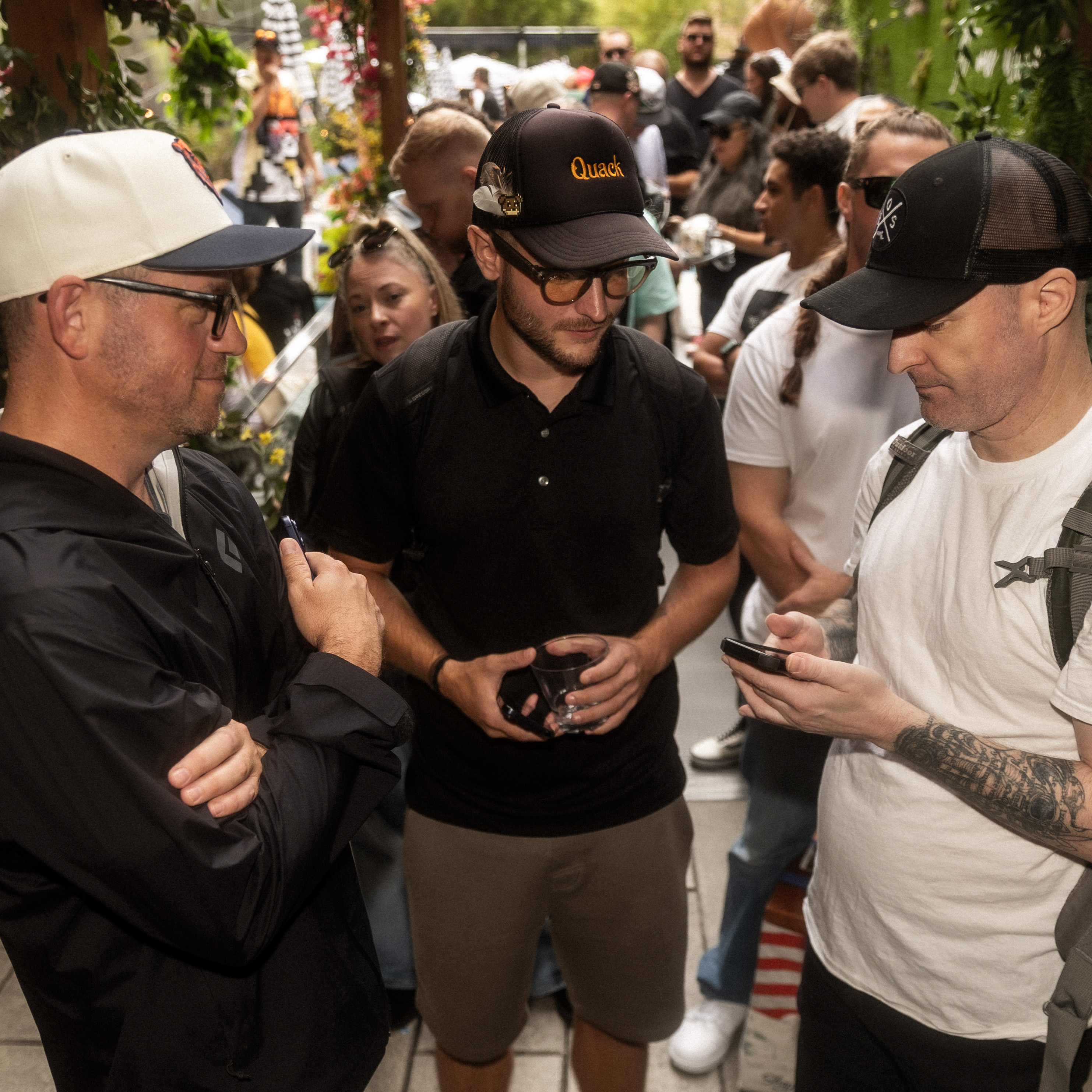 Candid image from DDNYC in New York City where the Doginal Dogs crew enjoyed incredible times with friends, exclusive Dogecoin-themed merch, and Doge-inspired inscriptions/NFTs.