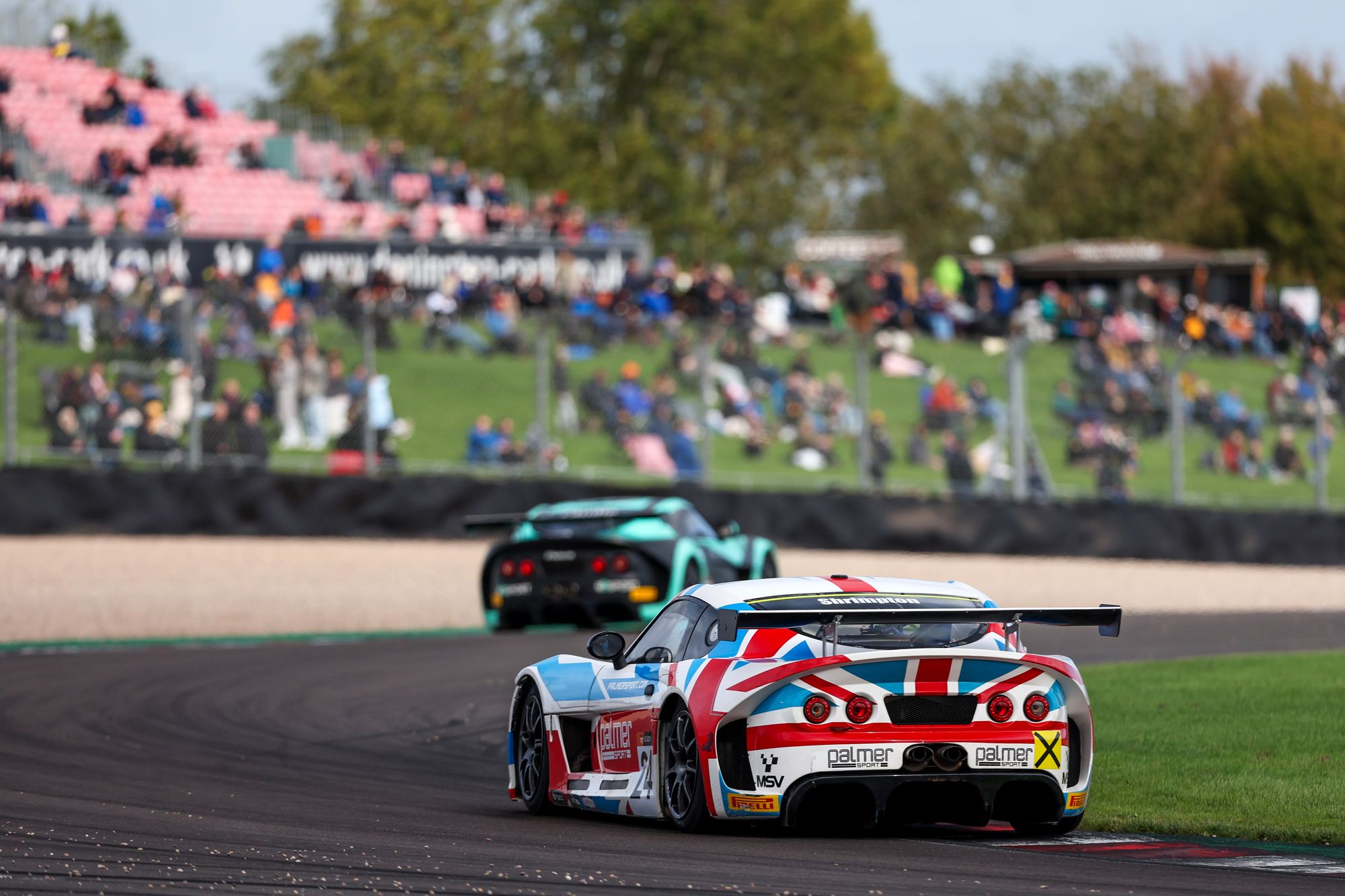 Trackside partnership activity at a race weekend