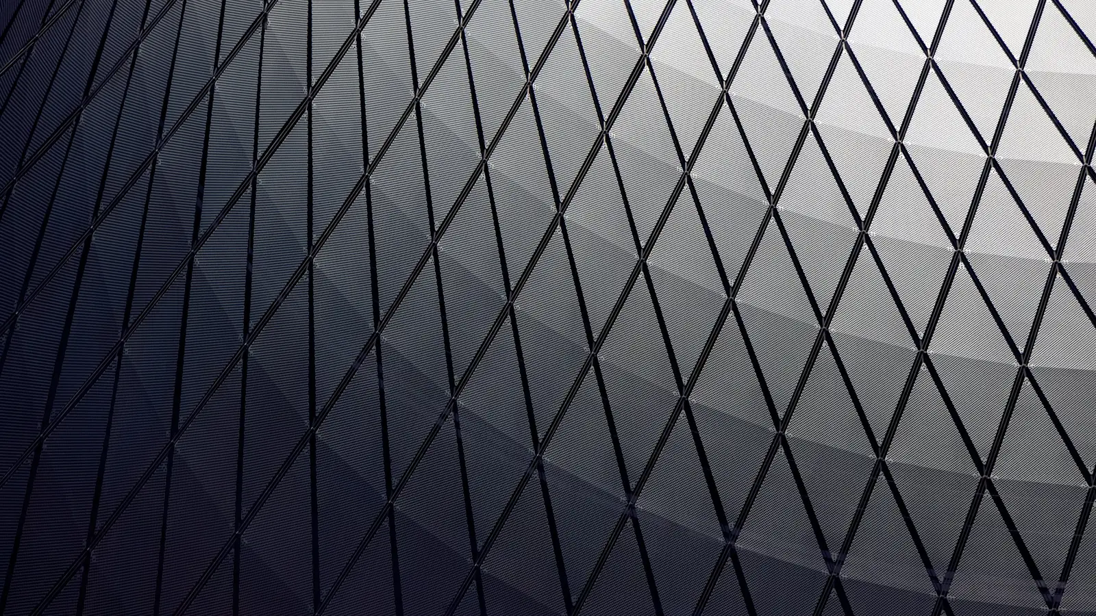 a close up of a building with a net on it
