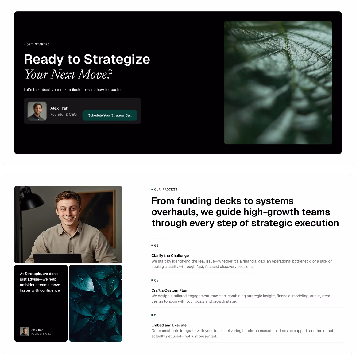 Consulting firm template section1