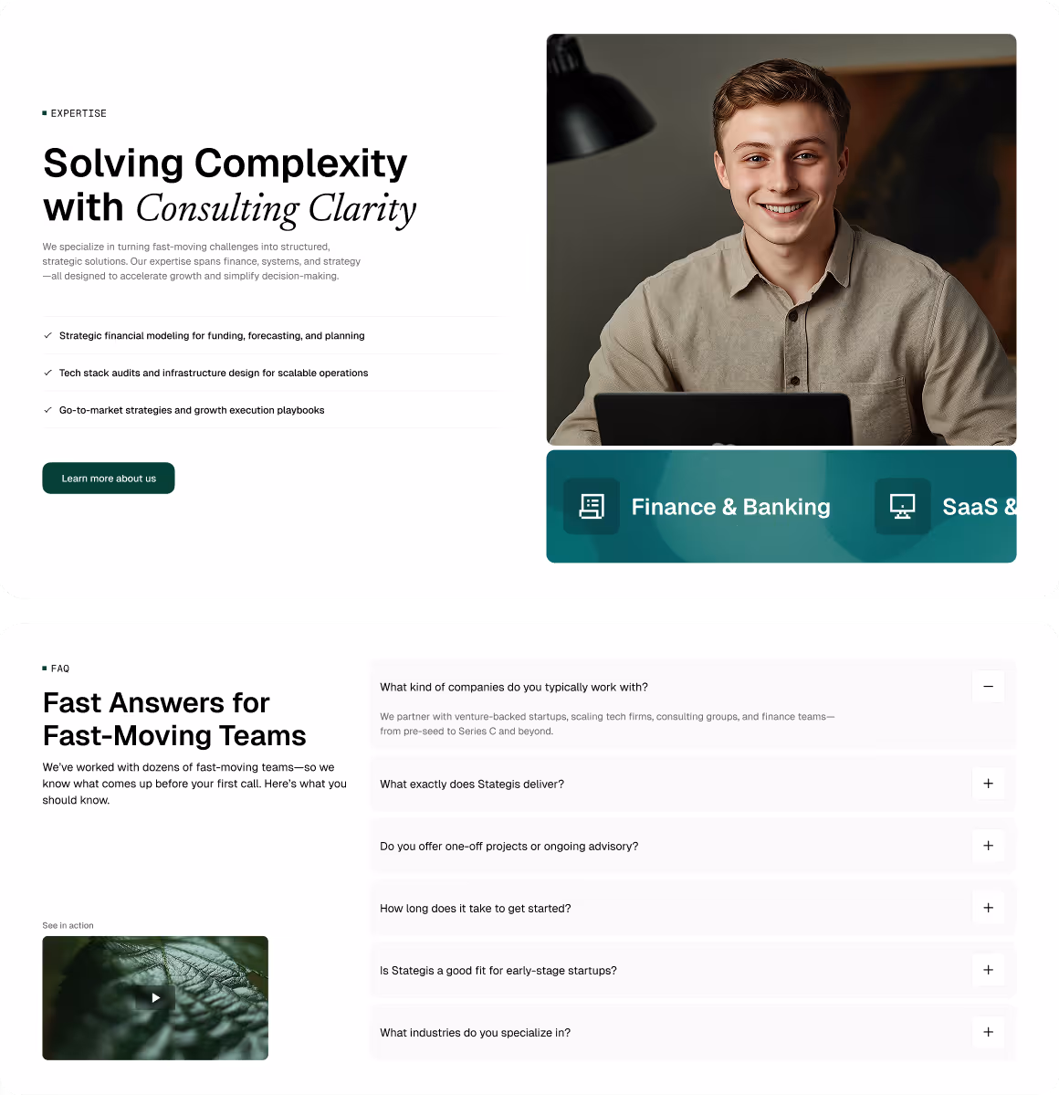 Consulting firm template sections3