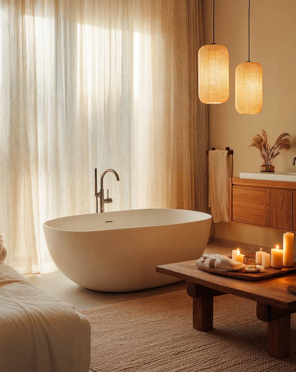 Tranquil Bathroom Accessories Gallery - RoomFlow - Webflow Template | BRIX Templates