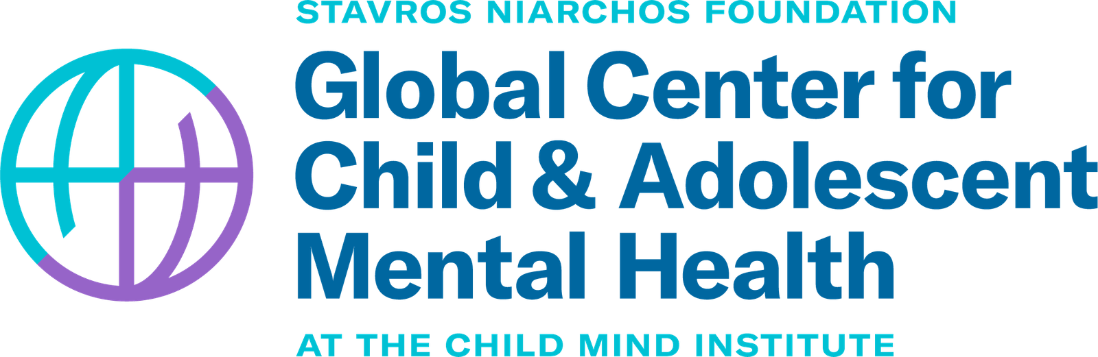 Logo of the Stavros Niarchos Foundation Global Center for Child and Adolescent Mental Health at the Child Mind Institute.