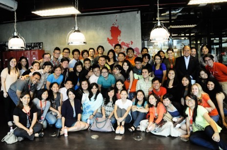 The Teach for the Philippines Team with Mr. Jose "Wick" Veloso