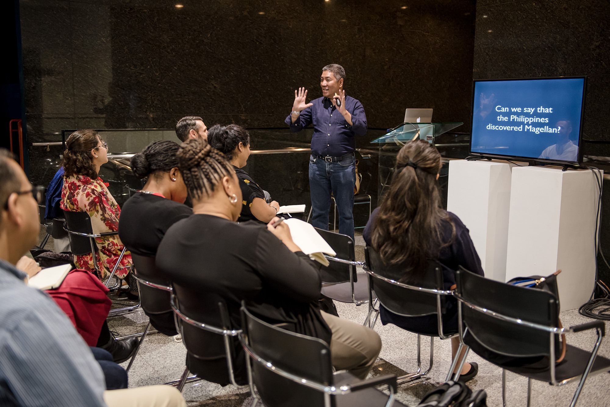 Dr. Ambeth Ocampo making Philippine history come alive at the Ayala Museum