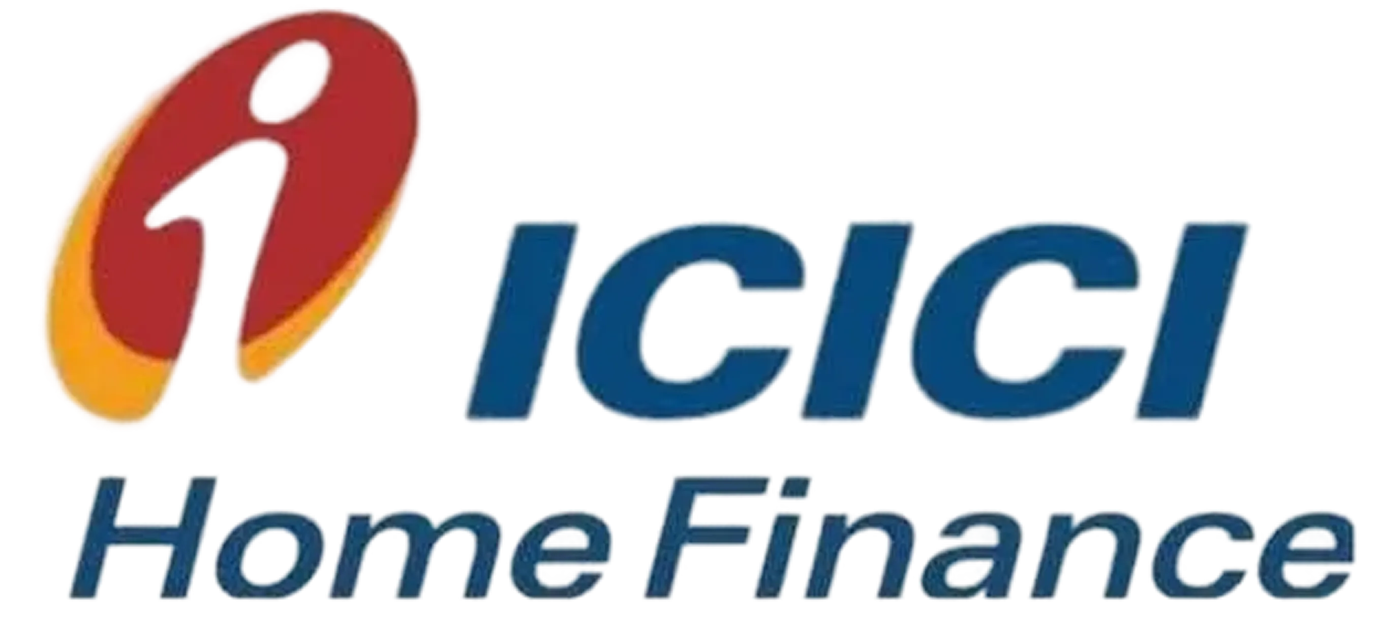ICICI Home Finance logo with a stylized red and orange 'i' symbol.