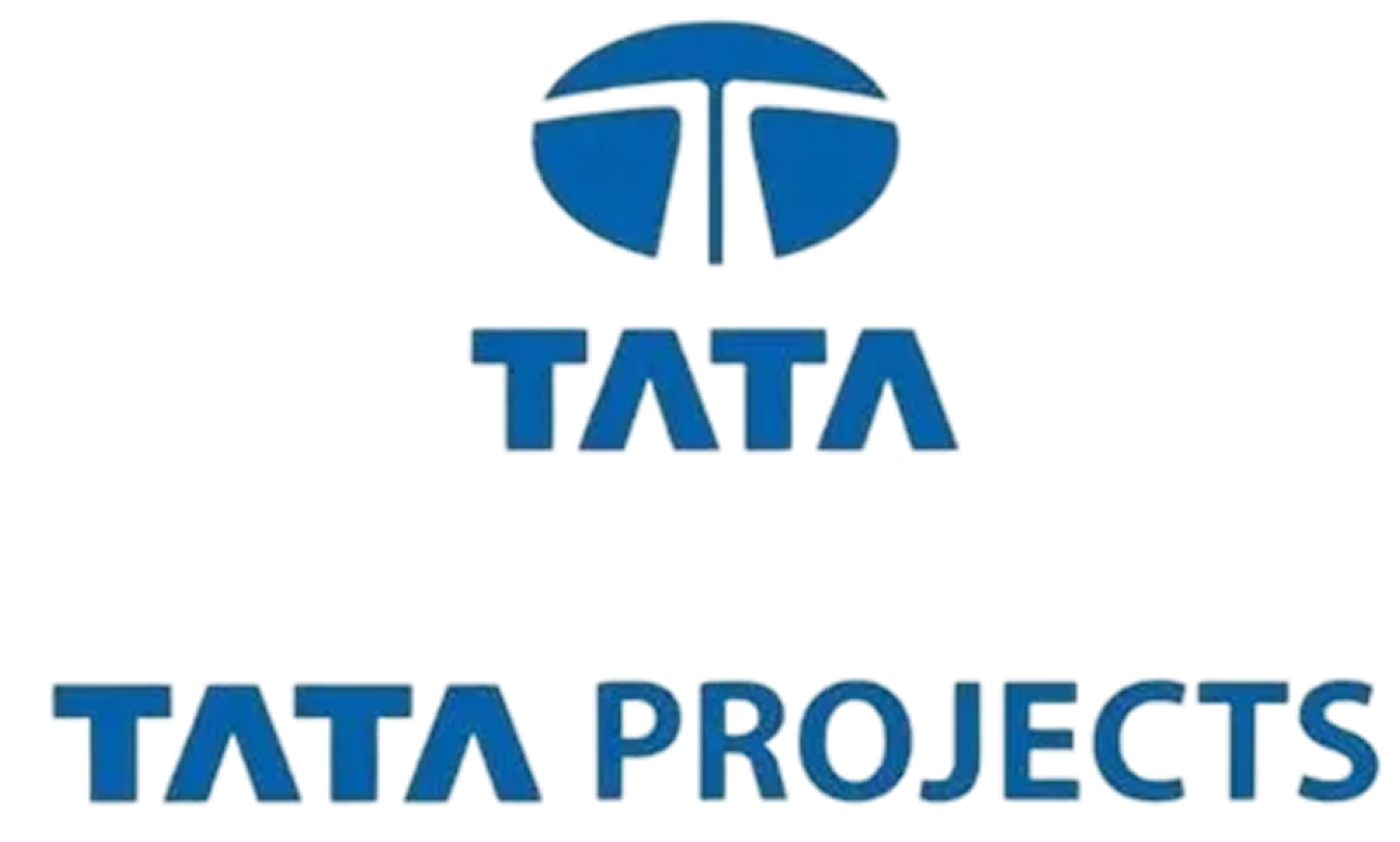 Blue Tata logo above the text 'TATA PROJECTS'.