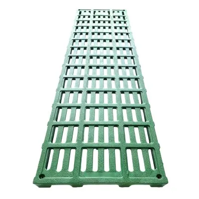Plastic slat floor