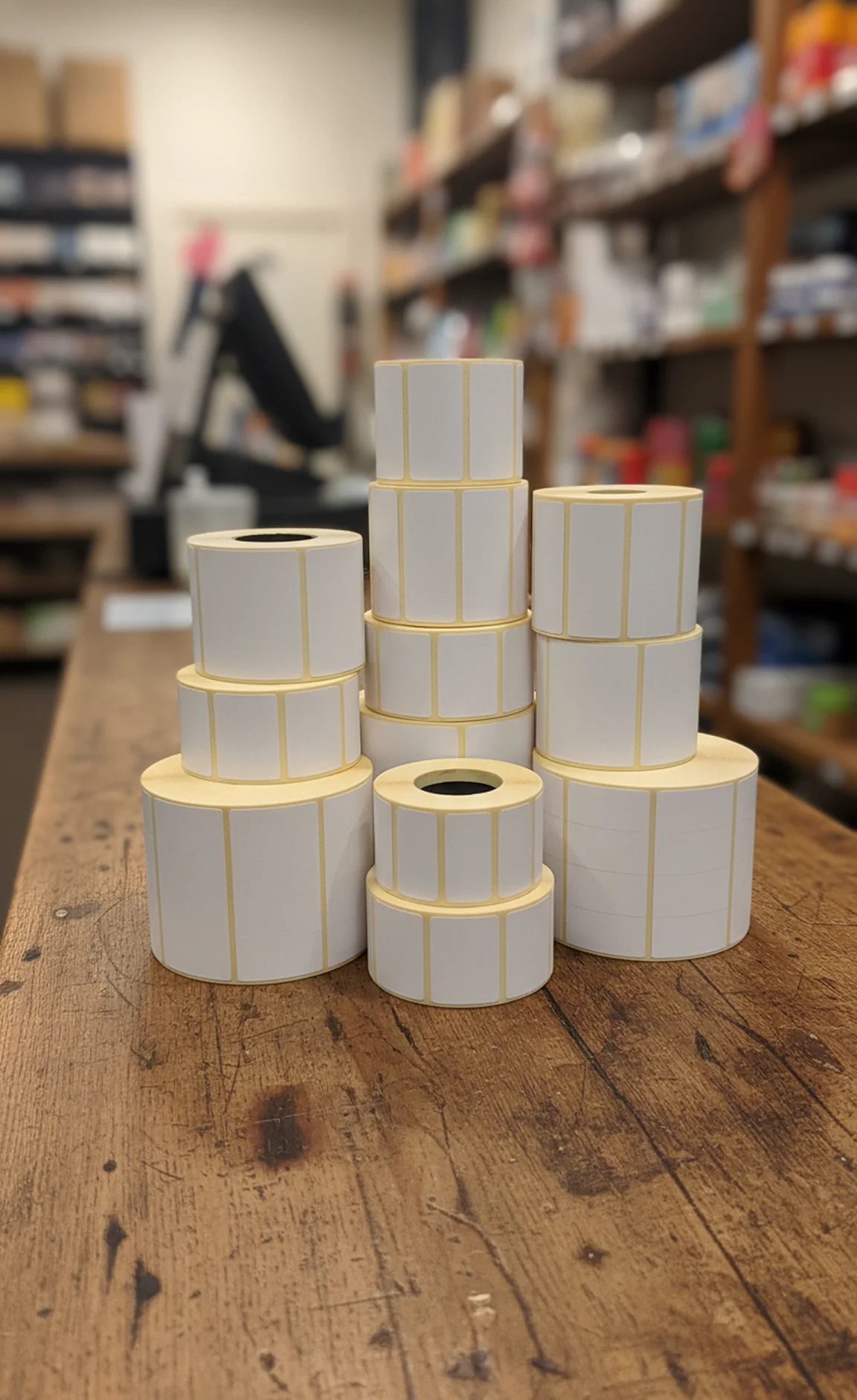 image of packaged goods shelf (for a grocery store)