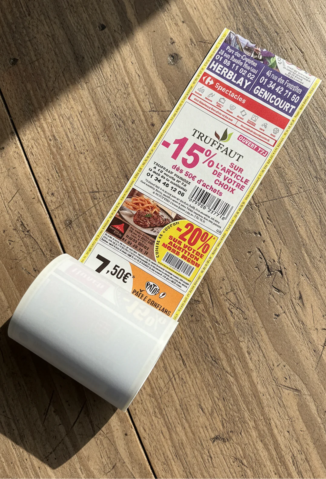 image of packaged goods shelf (for a grocery store)