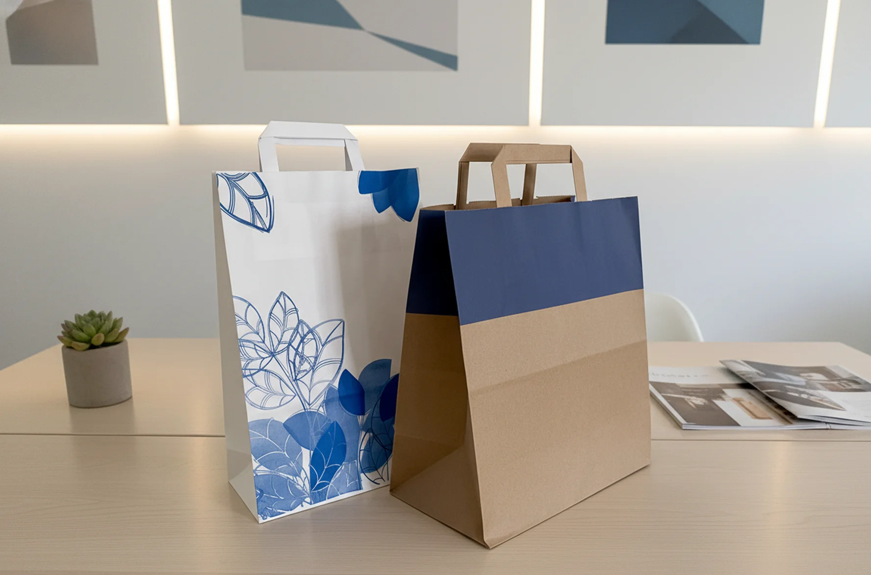 image of packaged goods shelf (for a grocery store)