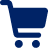 Blue shopping cart icon.