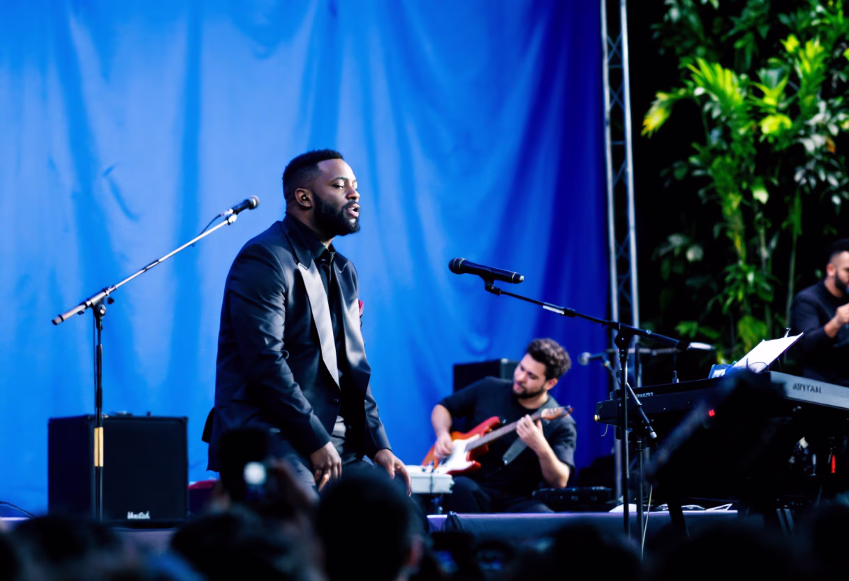 image of a live performance at the park (for an amusement park)
