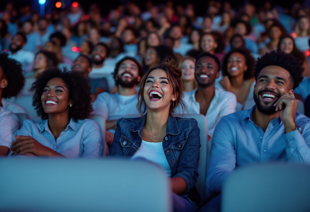 image of audience enjoying entertainment