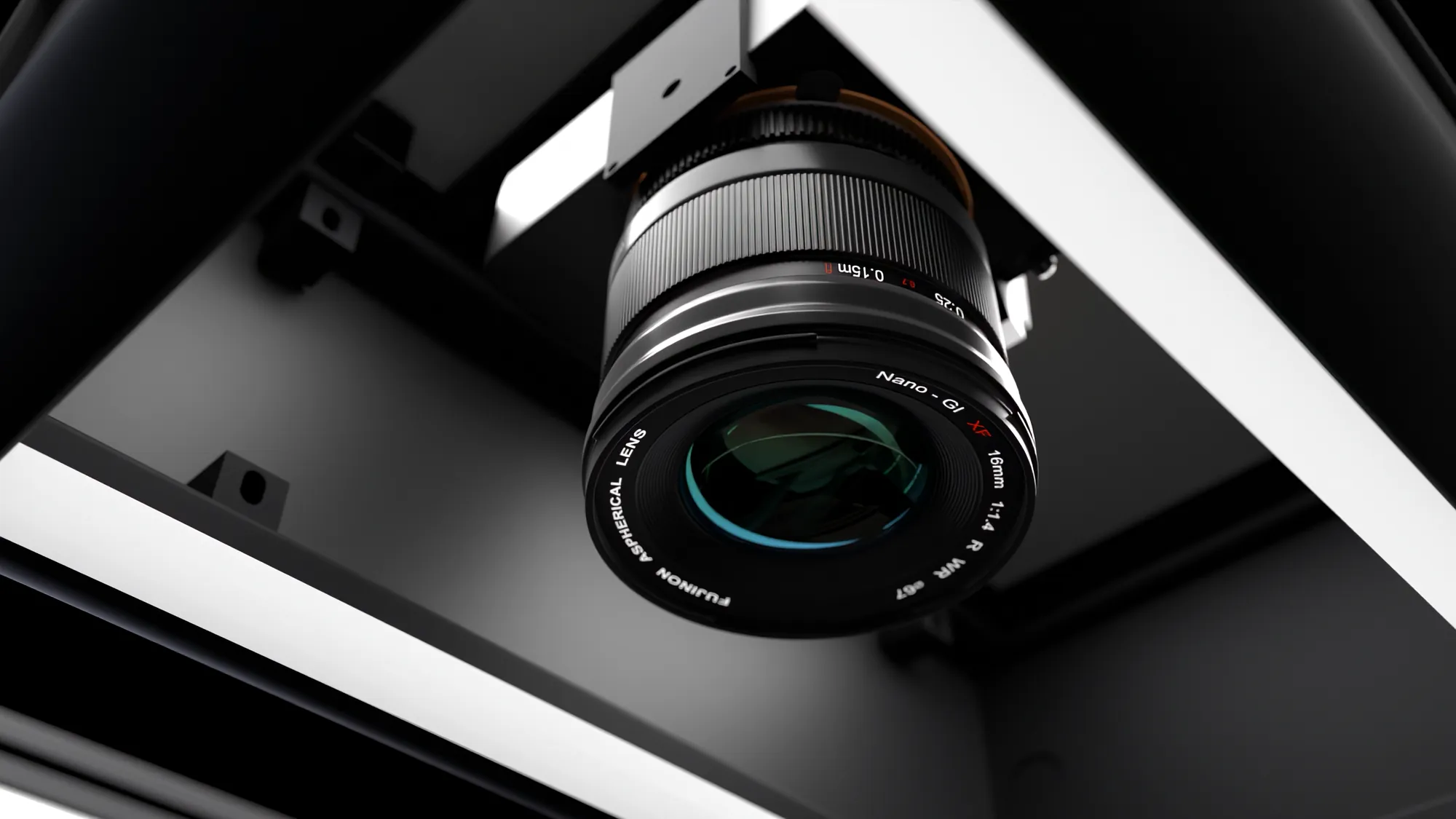 Kamerakopf mit Fujifilm Objektiv