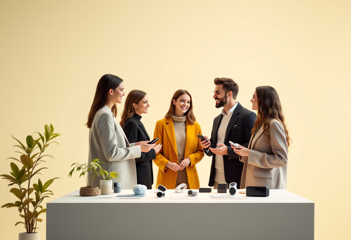 image of tech conference scene