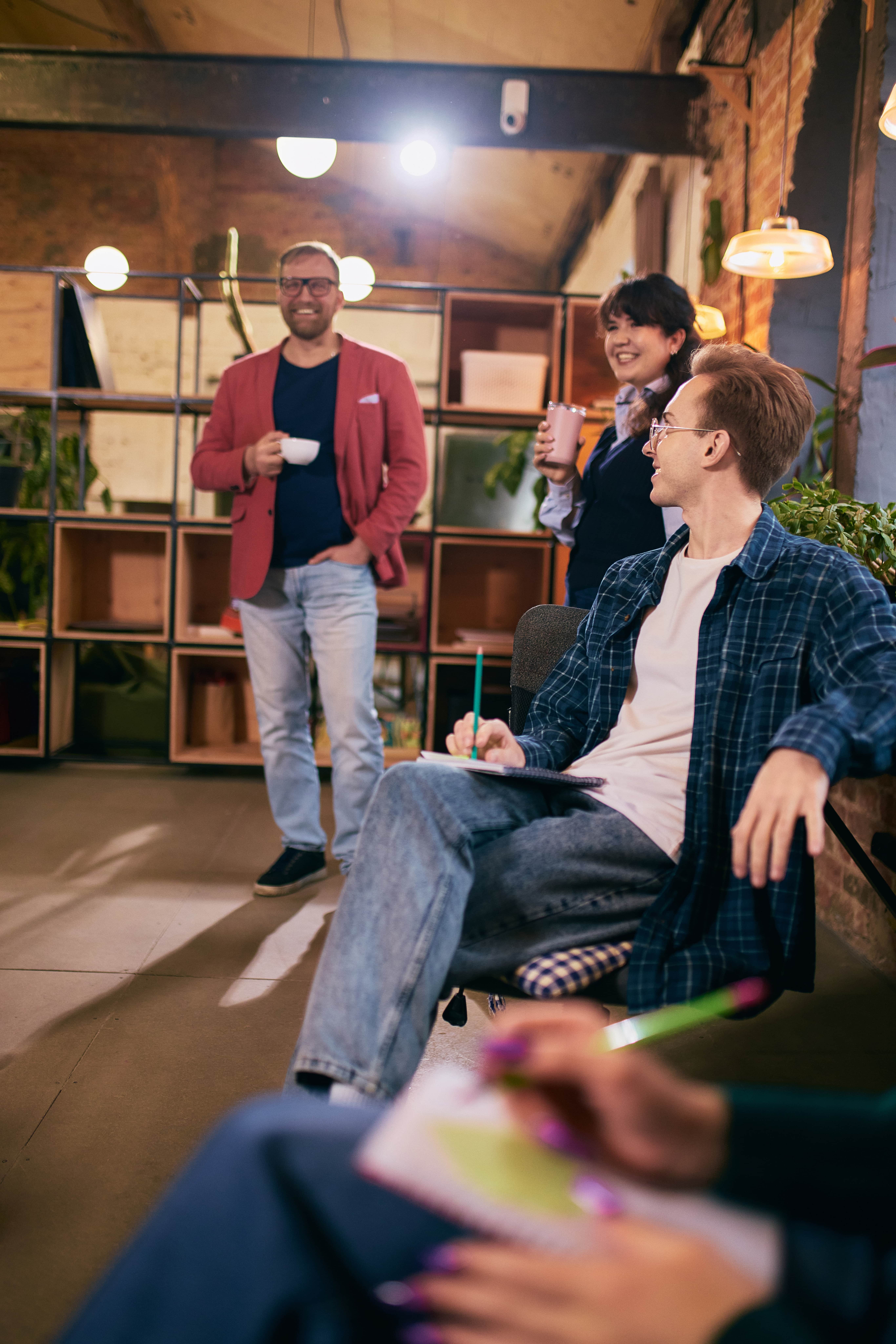 Lawyer helping client with articles of incorporation