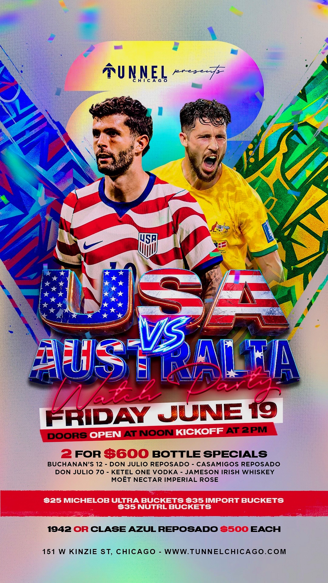 USA vs Australia Watch Party