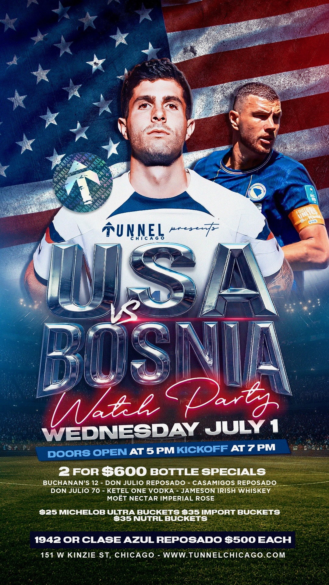 USA vs Bosnia & Herzegovina Watch Party