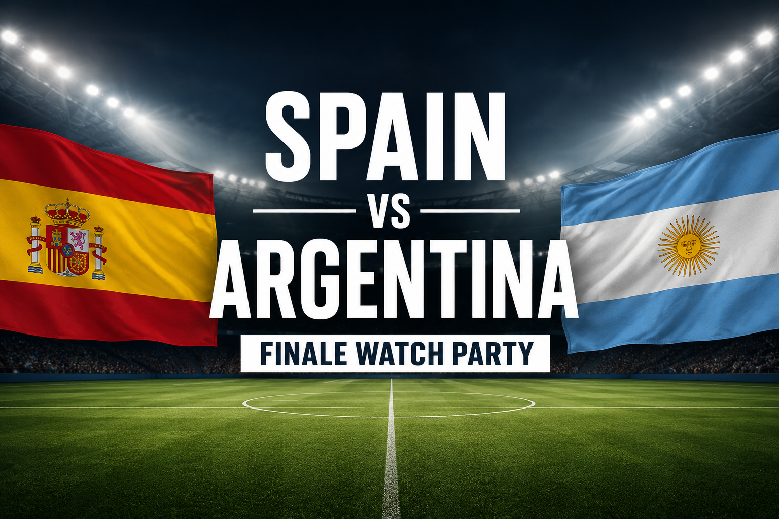Spain VS Argentina Finale Watch Party