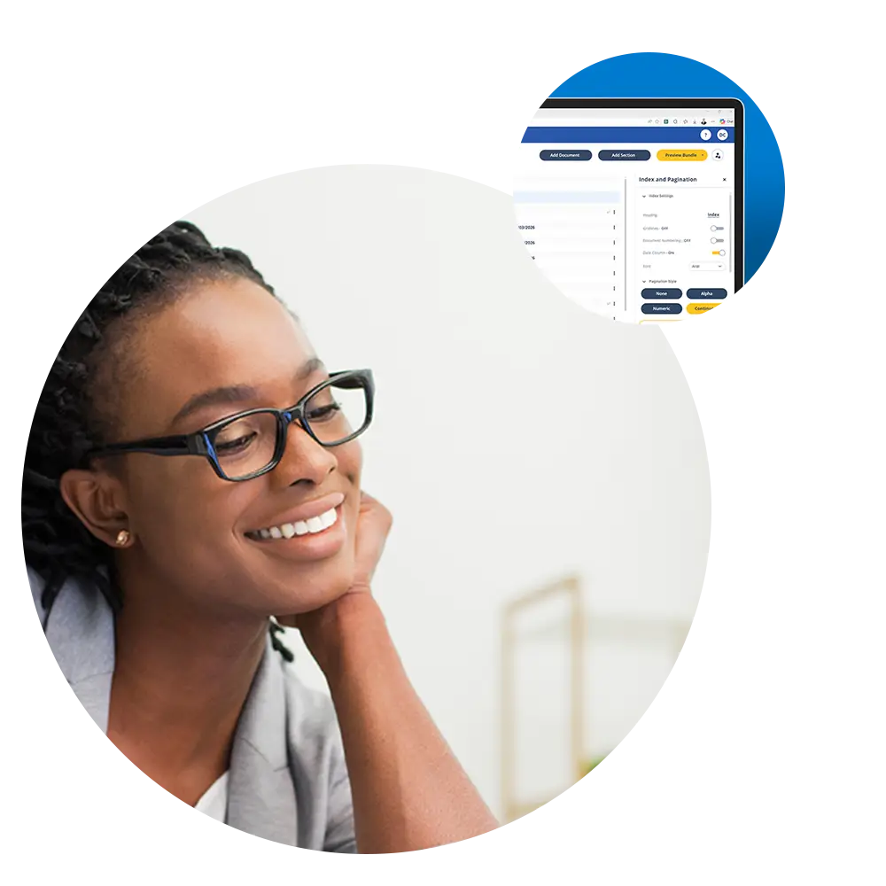 Automated numbering for an Electronic Court Bundle