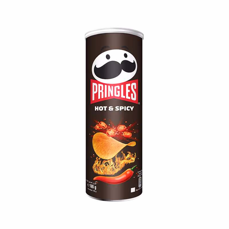 Pringles Hot & Spicy 19X165Gm