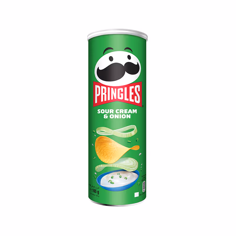 Pringles Sour Cream & Onion 19x165Gm