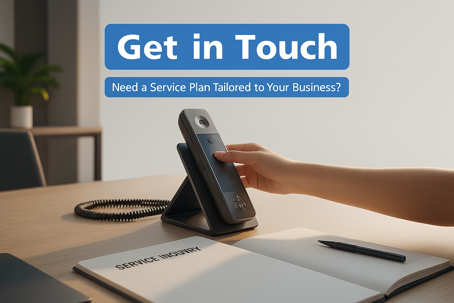 Need a Service Plan Tailored to Your Business? 