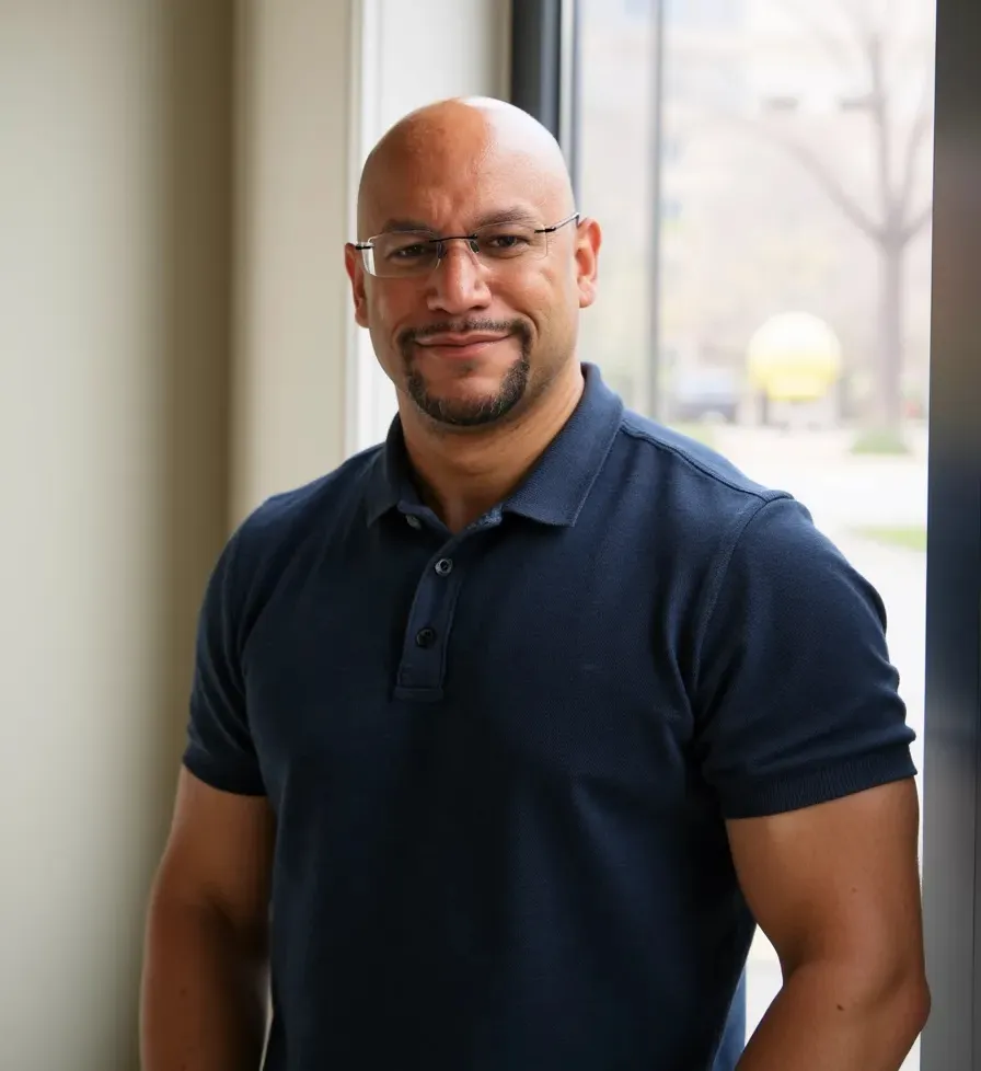 Michael Kauß im Büro, Trainer für Kommunikation, Resilienz und Konfliktmanagement