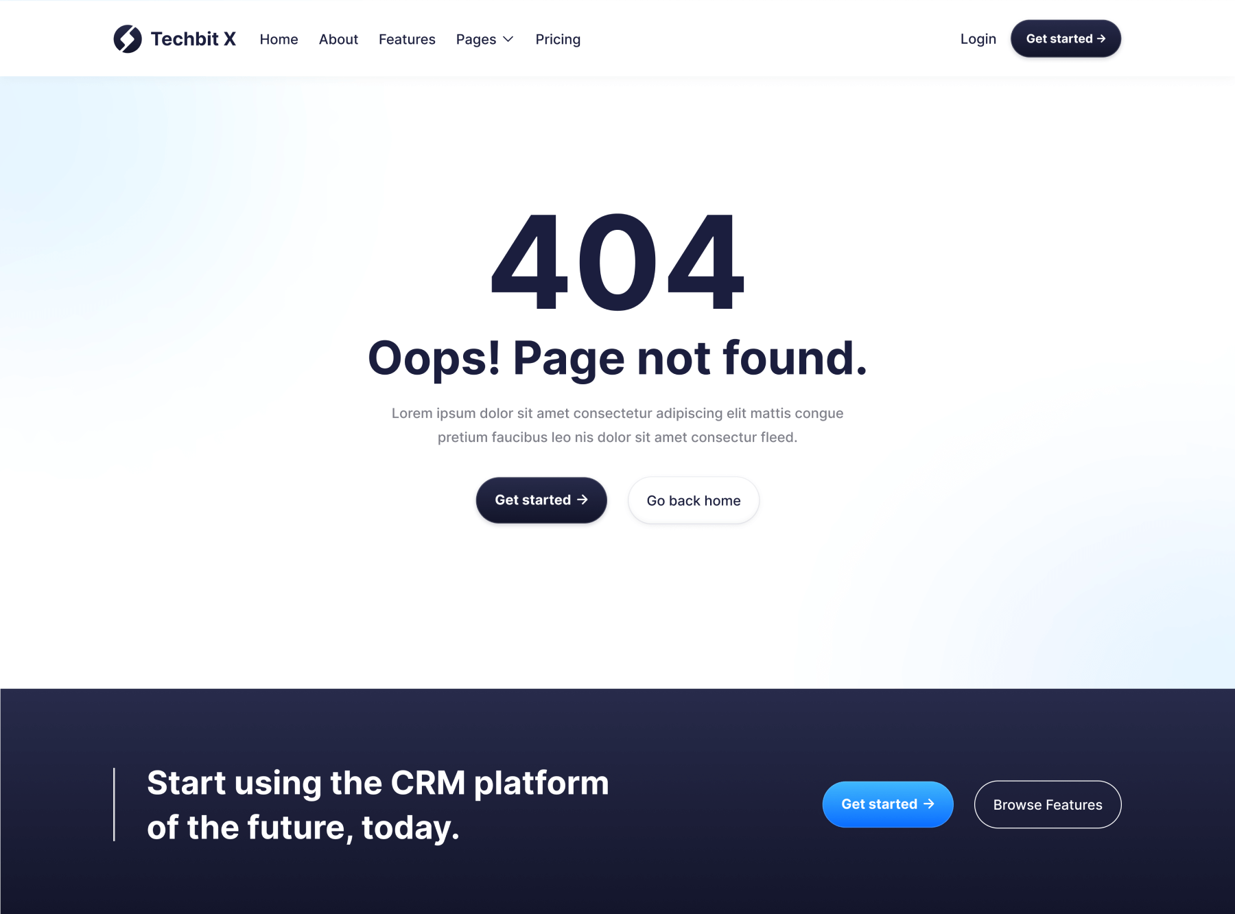 404 not found page