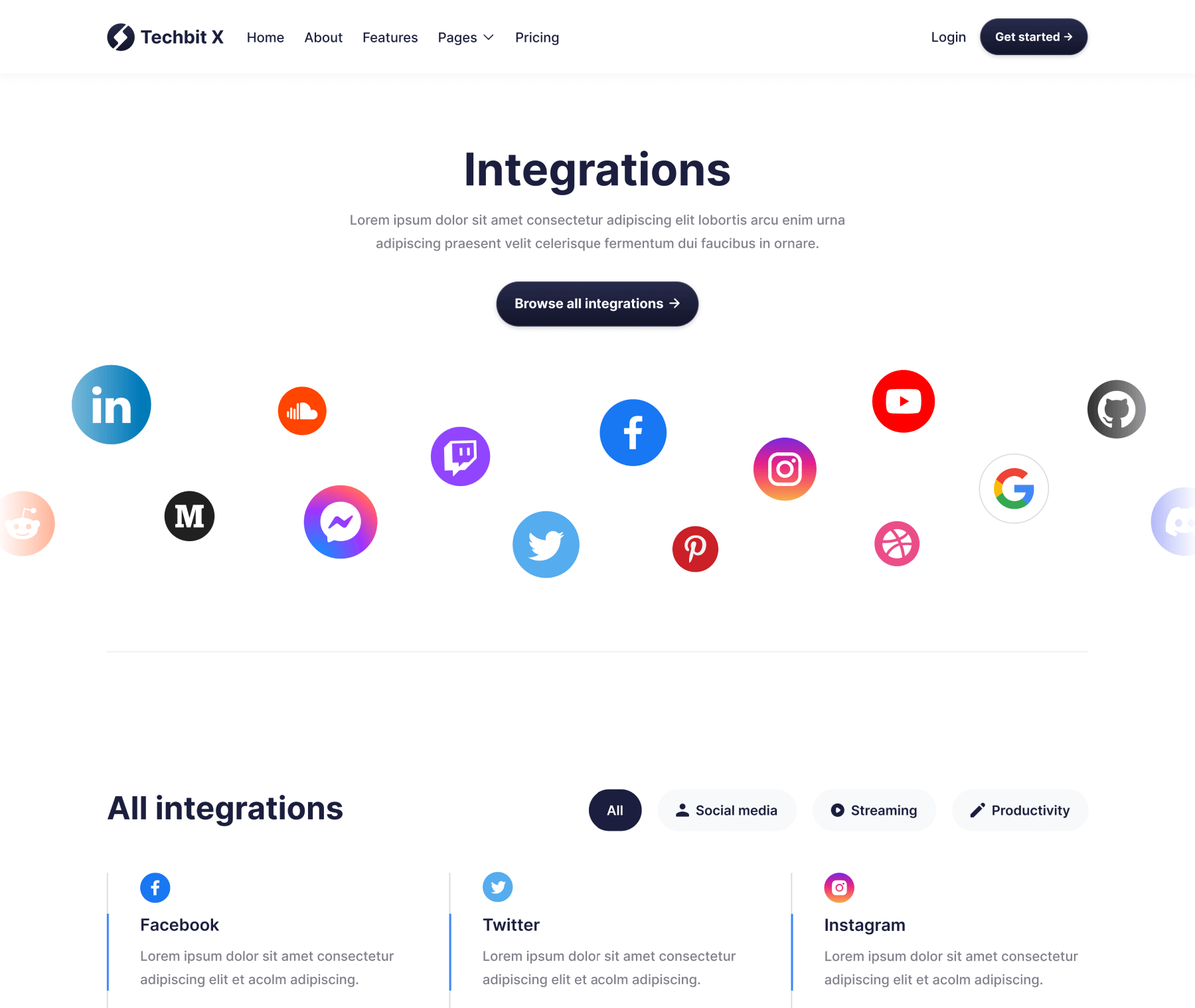 integrations page image