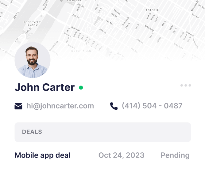 A CRM Dashboard - Techbit X Webflow Template