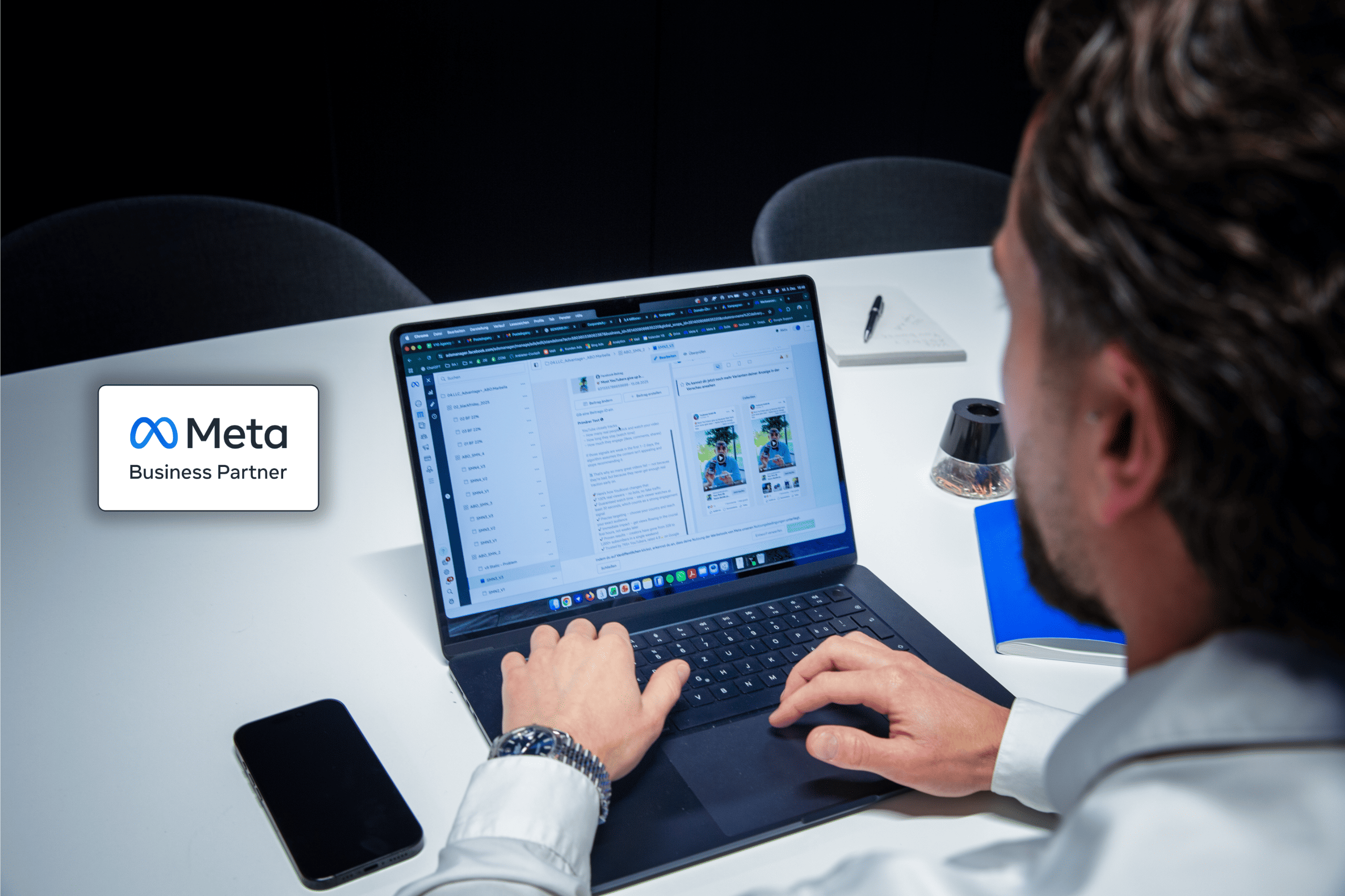 Moreno Carroccia Meta Ads Kampagnen Manager - Online Marketing Agentur Südostschweiz & Liechtenstein (Chur, Landquart, Sargans, Buchs, Rheintal, Vaduz)