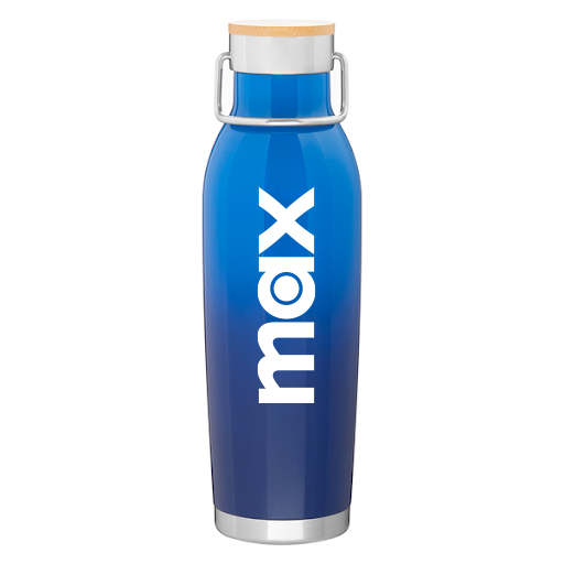 Bamboo Lid Gradient Water Bottle