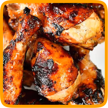 Grilled chicken legs